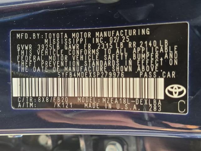 2025 Toyota Corolla - $20,988