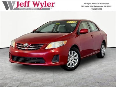 2013 Toyota Corolla LE 4DR Sedan 4A