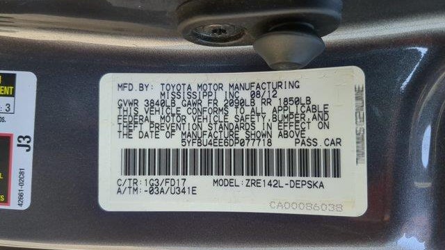 2013 Toyota Corolla S