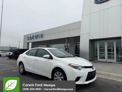 2014 Toyota Corolla L 4DR Sedan 4A