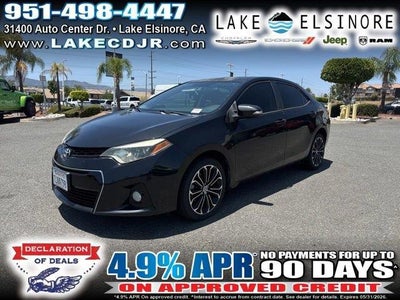 2015 Toyota Corolla S 4DR Sedan