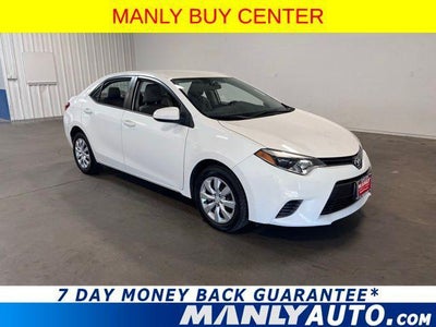 2016 Toyota Corolla LE 4DR Sedan