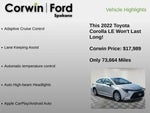 2022 Corolla Thumbnail 6