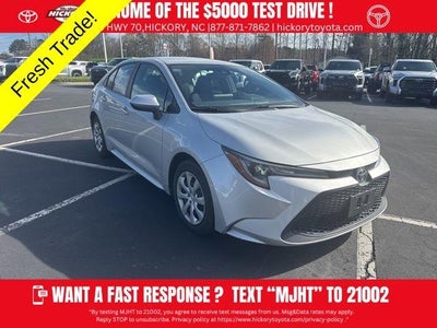 2022 Toyota Corolla LE 4DR Sedan