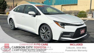 2021 Toyota Corolla with Super White Exterior