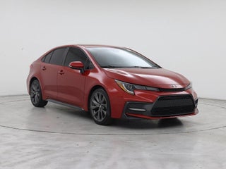 2020 Toyota Corolla with Barcelona Red Metallic Exterior