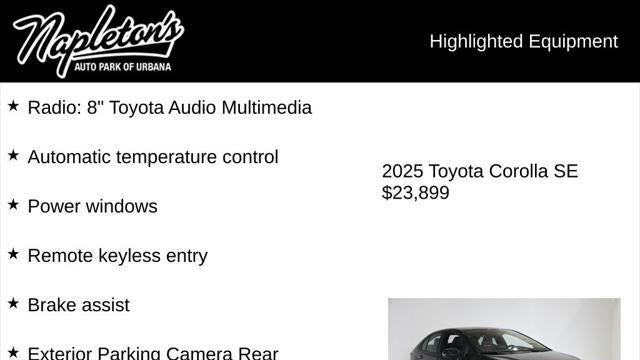 2025 Toyota Corolla SE