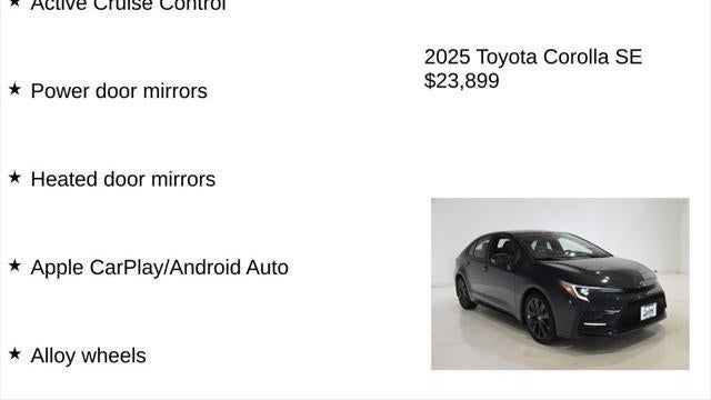 2025 Toyota Corolla SE