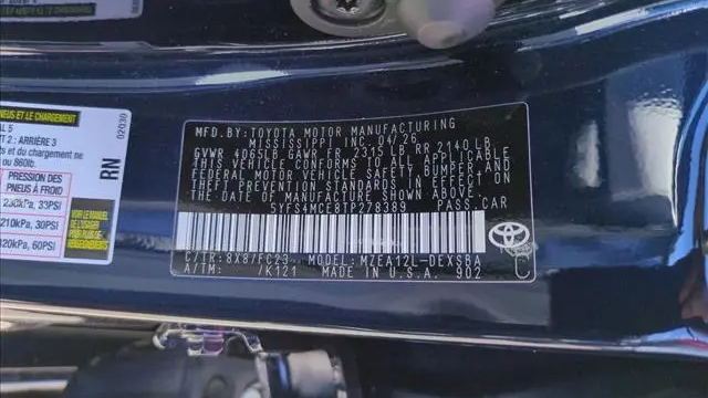 2026 Toyota Corolla SE