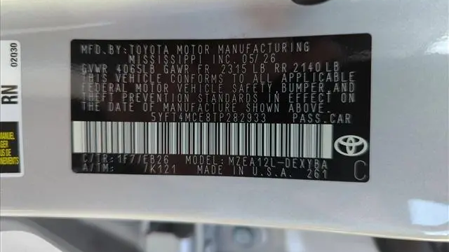 2026 Toyota Corolla XSE