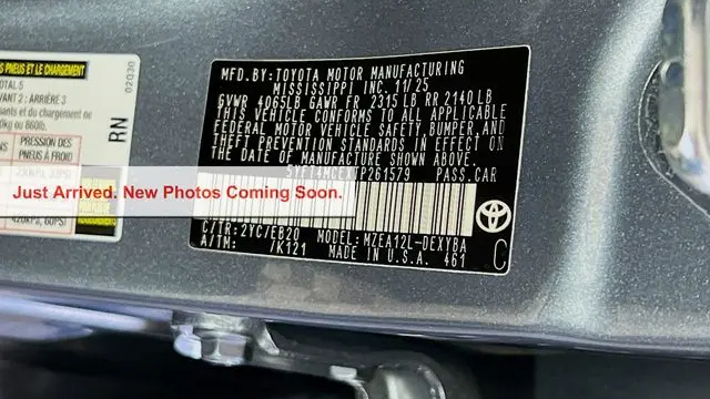 2026 Toyota Corolla XSE