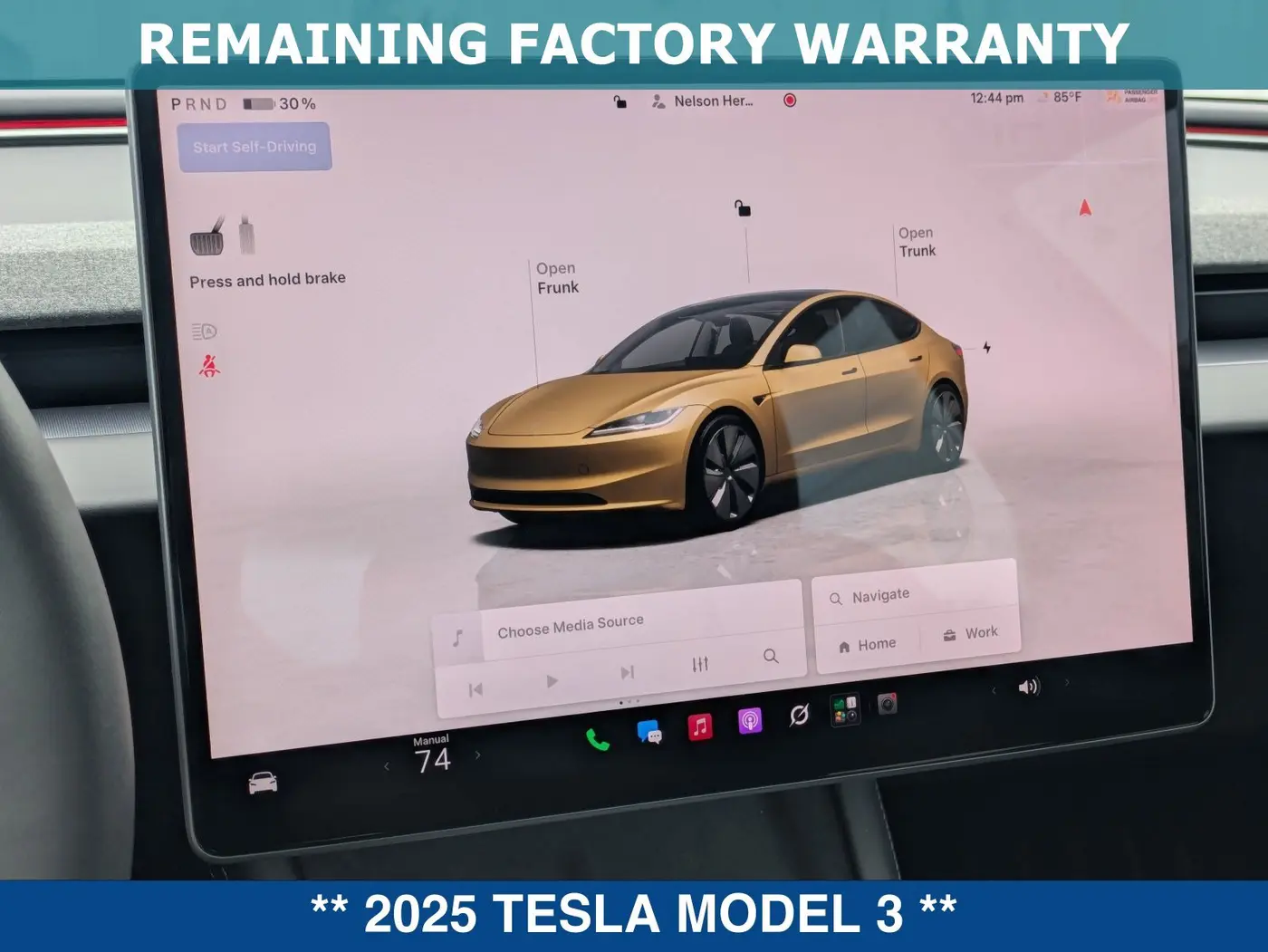 2025 Tesla Model 3 - $40,899