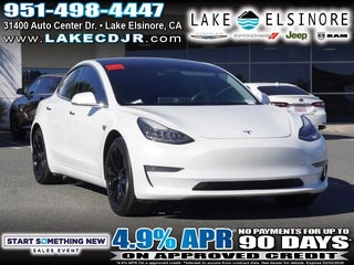 2020 Tesla Model 3 with Pearl White Multi-Coat Exterior