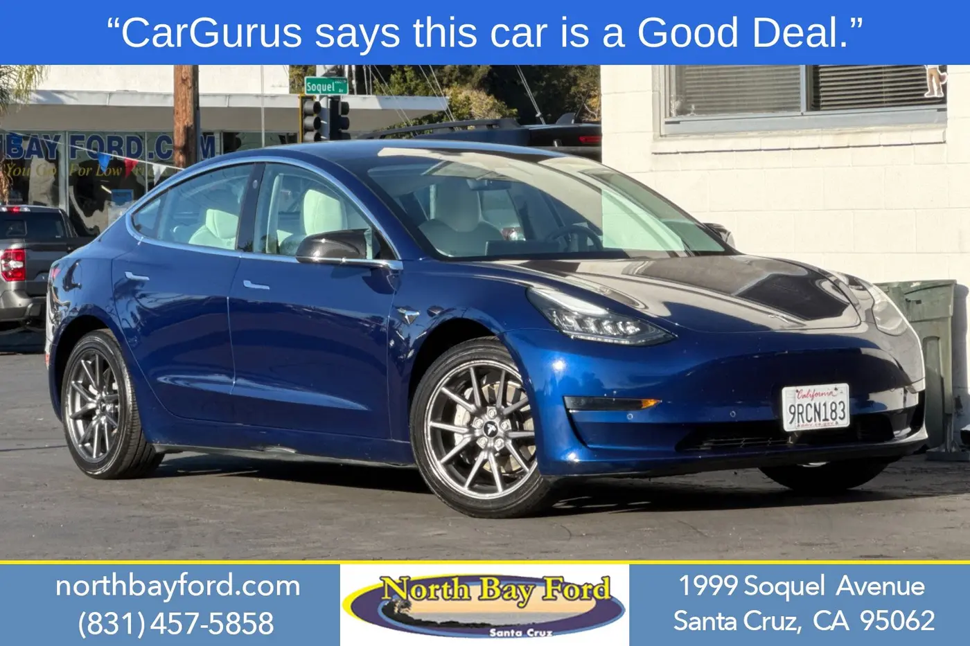 2019 Tesla Model 3 - $19,195