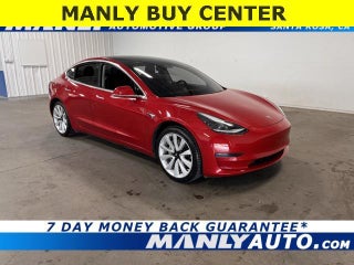 2020 Tesla Model 3 with Red Multi-Coat Exterior