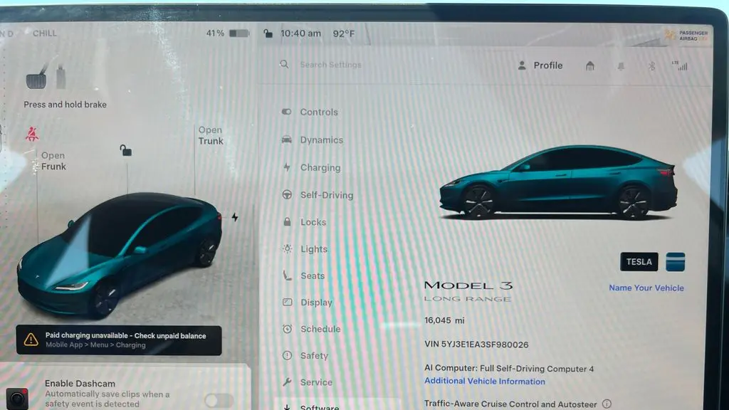 2025 Tesla Model 3 Long Range
