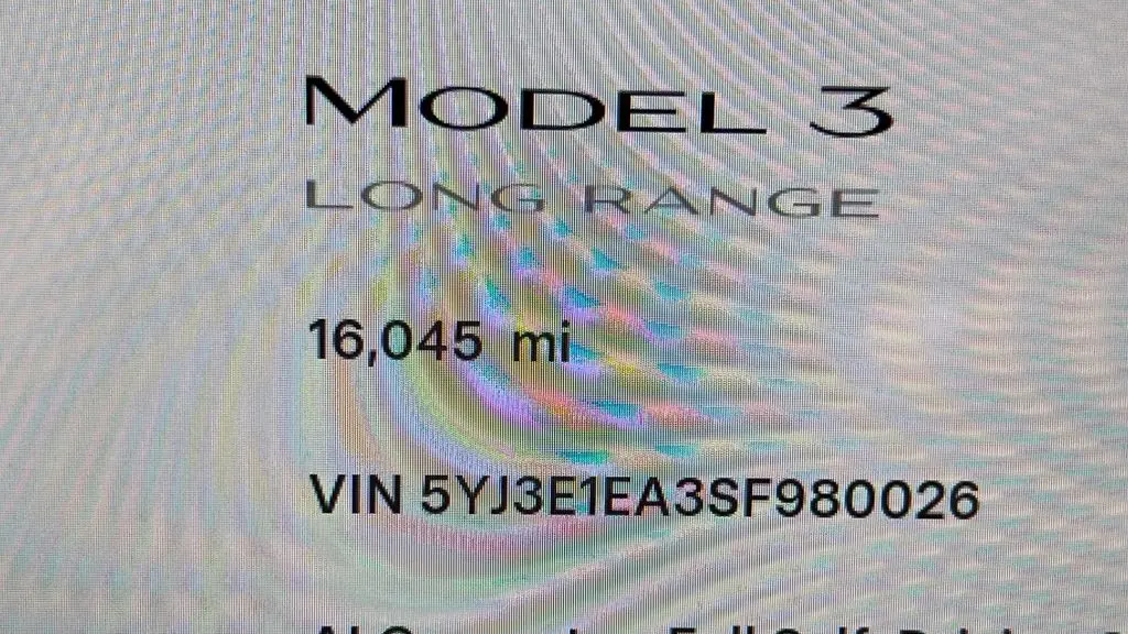 2025 Tesla Model 3 Long Range