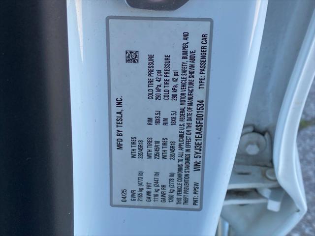 2025 Tesla Model 3 - $43,870