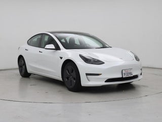 2023 Tesla Model 3 with Pearl White Multi-Coat Exterior