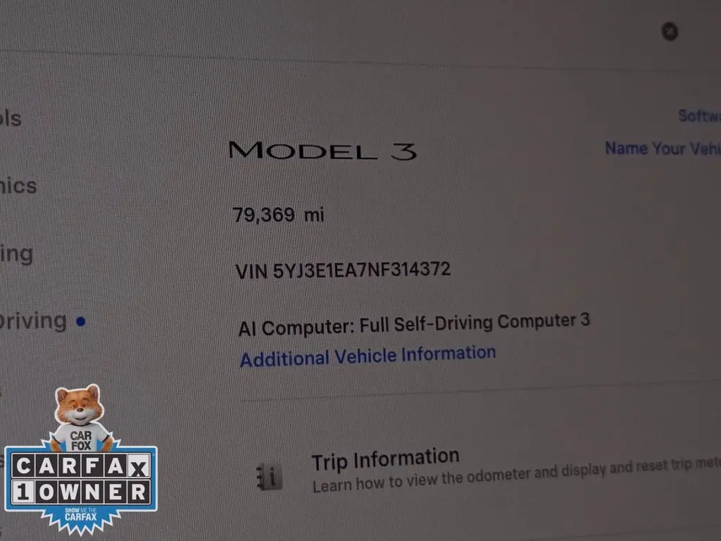2022 Tesla Model 3 - $20,763
