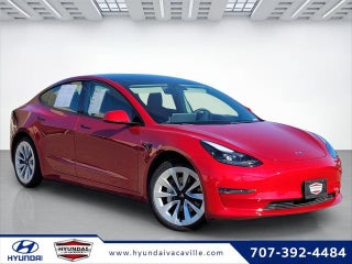 2022 Tesla Model 3 with Red Multi-Coat Exterior