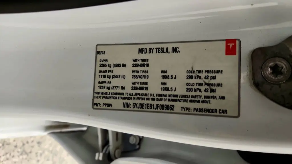 2018 Tesla Model 3 - $19,495