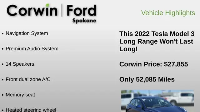 2022 Tesla Model 3 Long Range