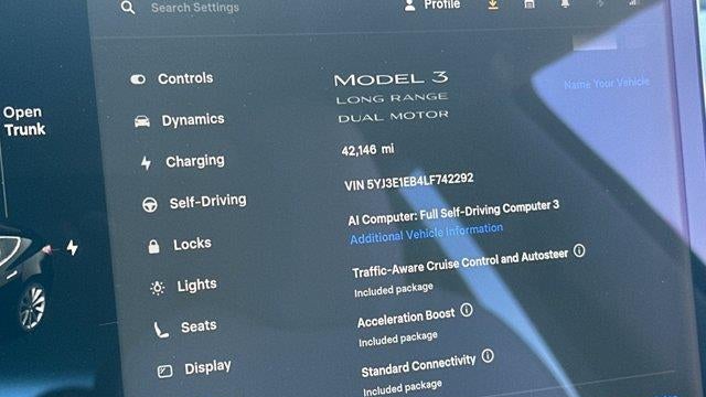 2020 Tesla Model 3 Long Range