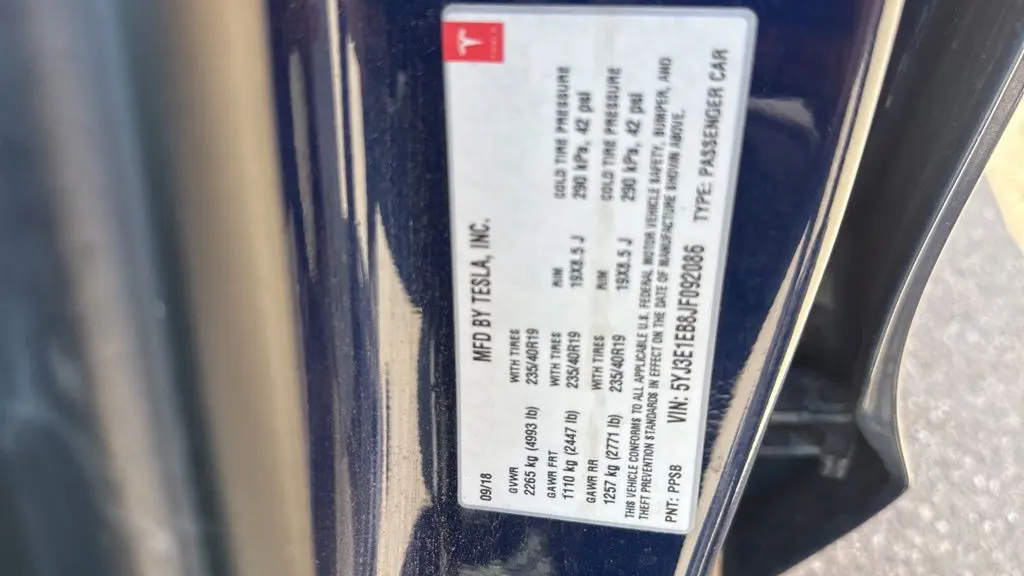 2018 Tesla Model 3 Performance