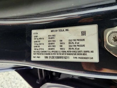2024 Tesla Model 3 AWD Long Range 4DR Sedan