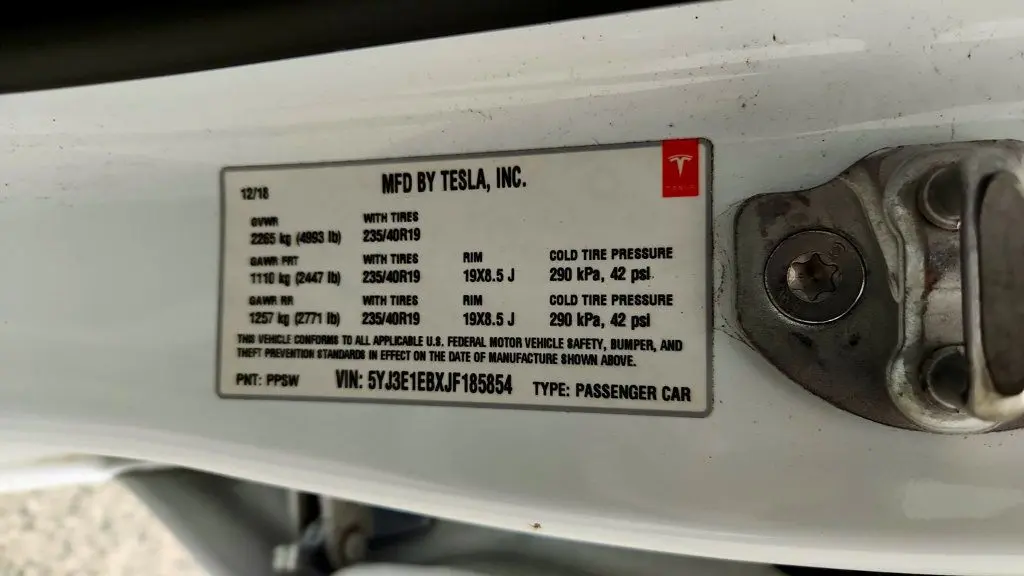 2018 Tesla Model 3 - $23,495