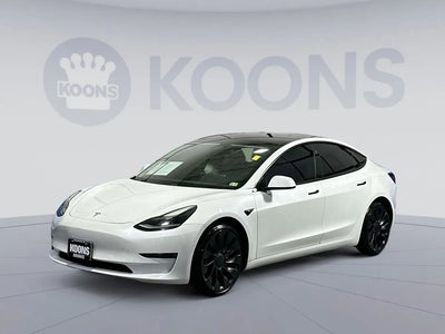 Photo of a 2021 Tesla Model 3 AWD Performance 4DR Sedan for sale