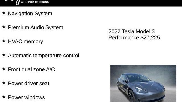 2022 Tesla Model 3 Performance