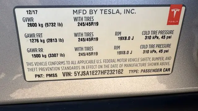 2017 Tesla Model S 100D