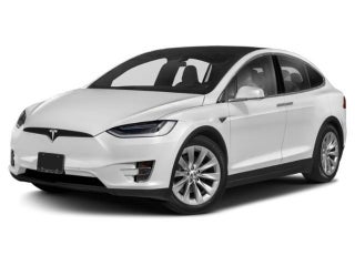 2019 Tesla Model X with Pearl White Multi-Coat Exterior