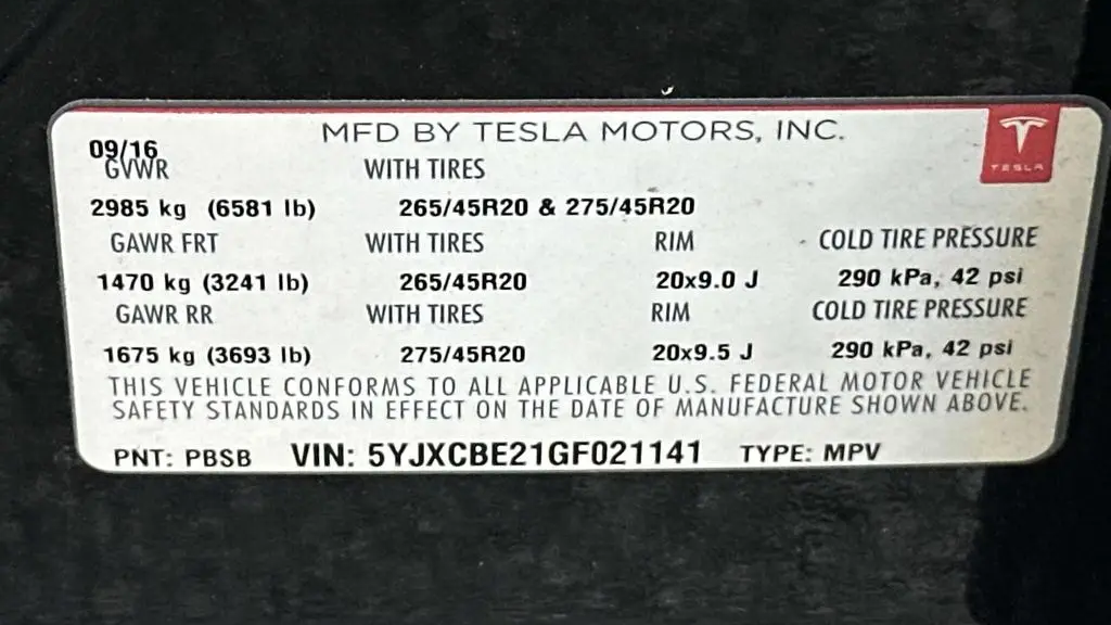 2016 Tesla Model X 60D