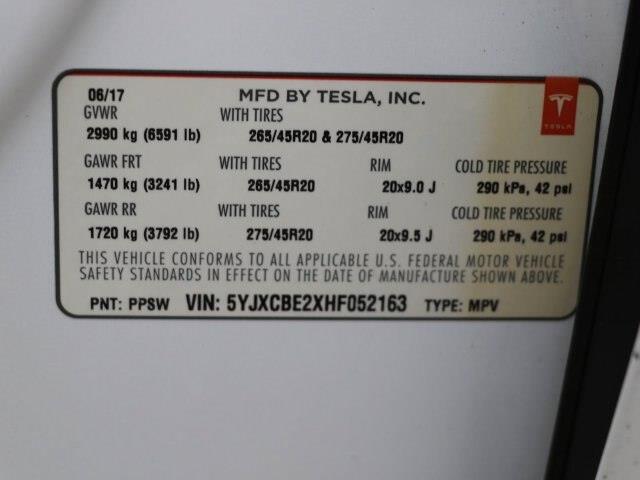 2017 Tesla Model X - $23,945