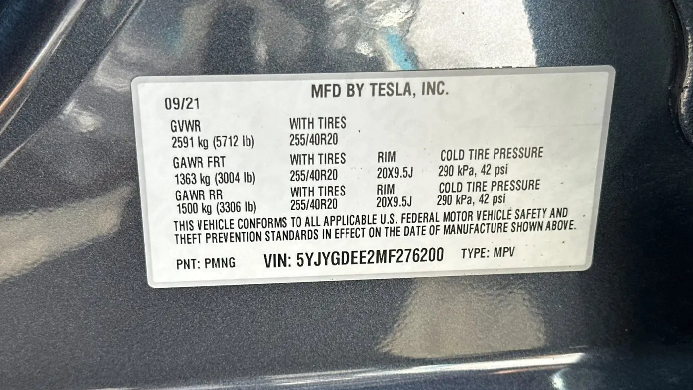 2021 Tesla Model Y Long Range