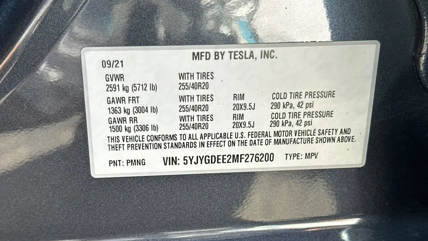 2021 Tesla Model Y Long Range