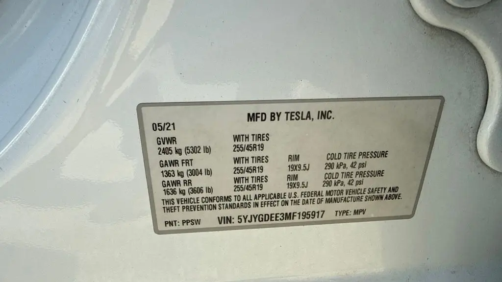 2021 Tesla Model Y Long Range