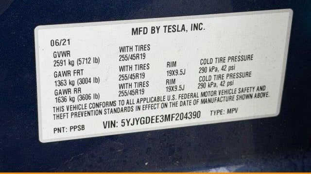 2021 Tesla Model Y Long Range