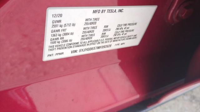 2021 Tesla Model Y Long Range