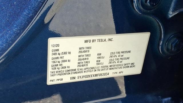 2021 Tesla Model Y Long Range