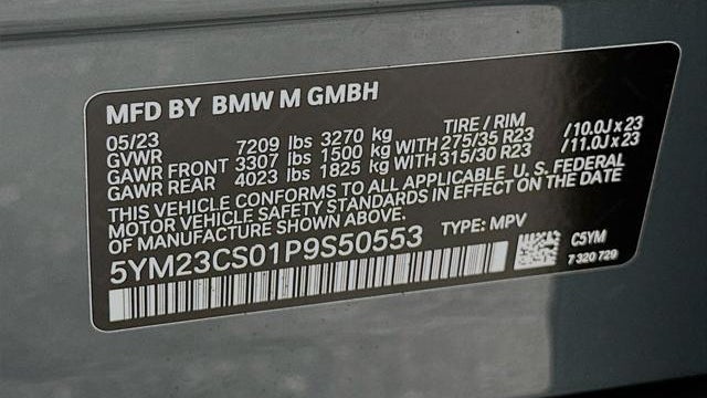 2023 BMW XM Base