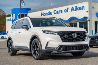 2025 Honda CR-V Hybrid with Platinum White Pearl Exterior