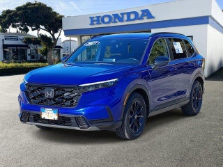 2023 Honda CR-V Hybrid with Canyon River Blue Metallic Exterior