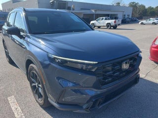2025 Honda CR-V Hybrid with Canyon River Blue Metallic Exterior