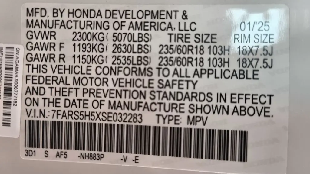 2025 Honda CR-V Hybrid Sport