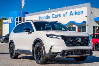 2025 Honda CR-V Hybrid with Platinum White Pearl Exterior