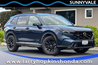 2026 Honda CR-V Hybrid with Canyon River Blue Metallic Exterior